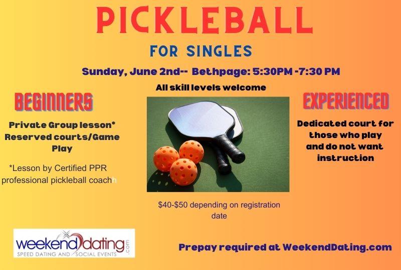 Long Island Pickleball for singles