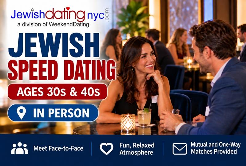 JEWISH- NYC Speed dating- Men and Women ages 30s & 40s - Sat Nov 14 at Nosh! (Courtyard Marriott NYC)) JEWISH- NYC Speed dating- Men and Women ages 30s & 40s - Sat Nov 14 at Nosh! (Courtyard Marriott NYC))