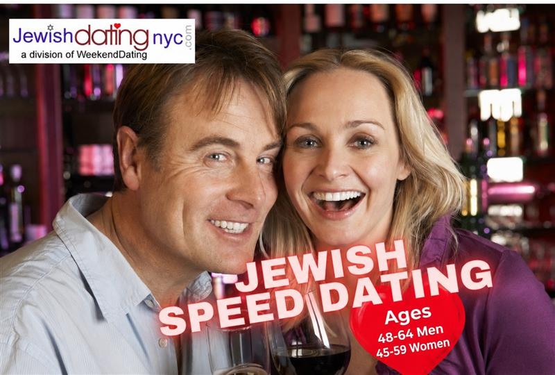 JEWISH NYC Speed dating- - Men ages 48-64 and women ages 45-59 - Thu Nov 19 at Nosh! (Courtyard Marriott NYC)) JEWISH NYC Speed dating- - Men ages 48-64 and women ages 45-59 - Thu Nov 19 at Nosh! (Courtyard Marriott NYC))