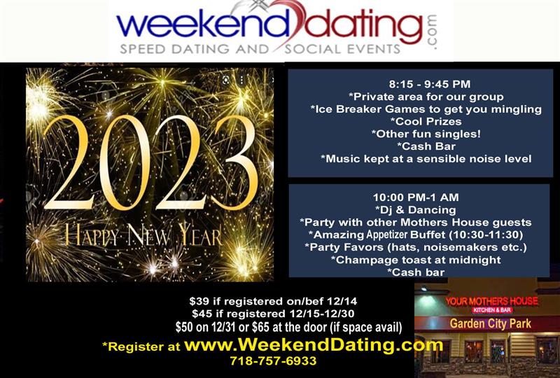 Sat, December 31 Singes Long Island New years Eve