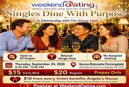 Singles Dine With Purpose