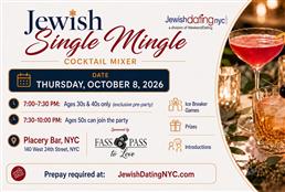 Jewish Singles Mingle