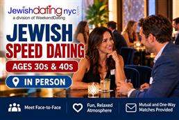 JEWISH-  NYC Speed dating